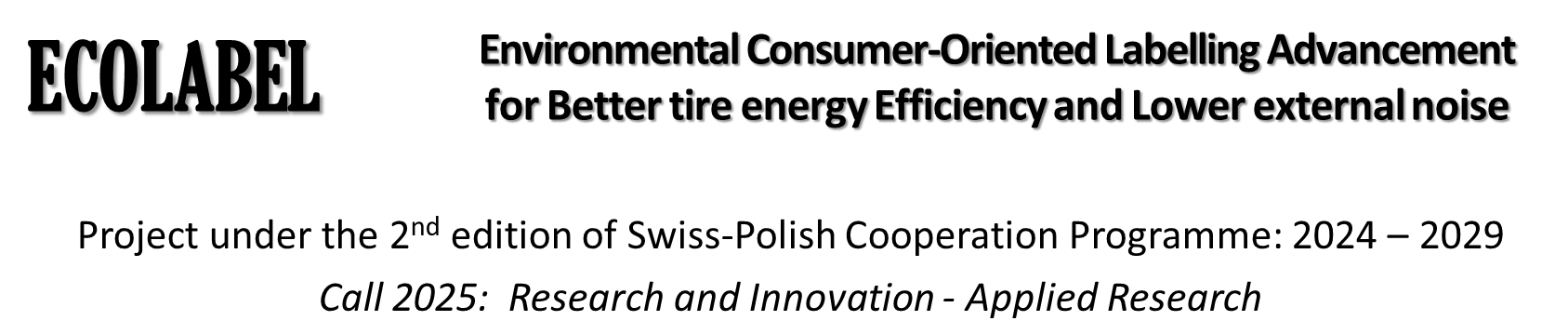 Ecolabel project
